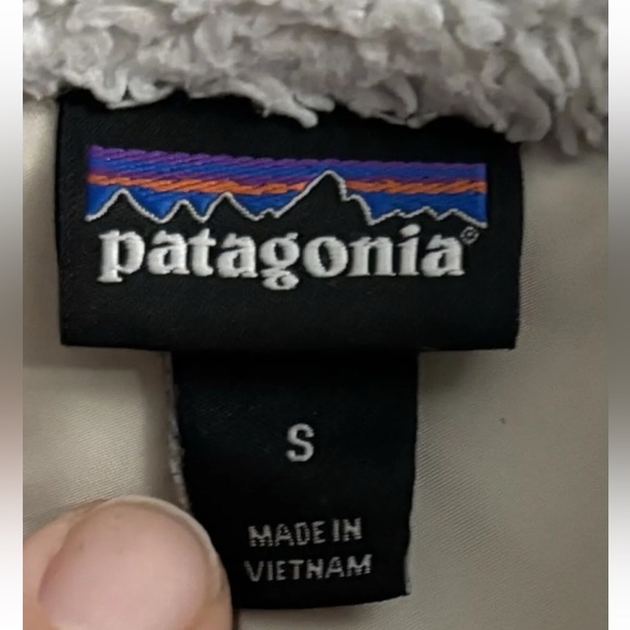 Women’s Patagonia Gray Los Gatos Lobos Full Zip Fleece Jacket Size Small - Picture 3 of 9